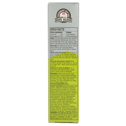 Brave Soldier Antiseptic Healing Ointment – Fast-Acting Wound Care for Cuts, Scrapes, and Burns. Promotes Quick Healing, Prevents Infection, and Reduces Scars. 1oz