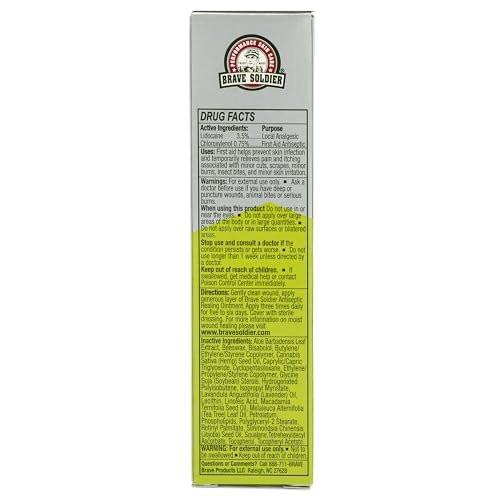 Brave Soldier Antiseptic Healing Ointment – Fast-Acting Wound Care for Cuts, Scrapes, and Burns. Promotes Quick Healing, Prevents Infection, and Reduces Scars. 1oz - görsel 4