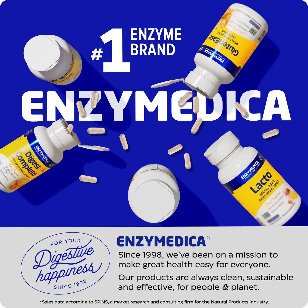 Enzymedica - Lacto, Most Advanced Dairy Digestive Enzyme Formula, 30 Capsules - görsel 7