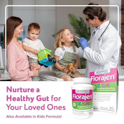 Florajen Digestion Probiotics, Gut Health Supplement with Constipation and Bloating Relief for Adults, 30 Count (Refrigerated) - görsel 4
