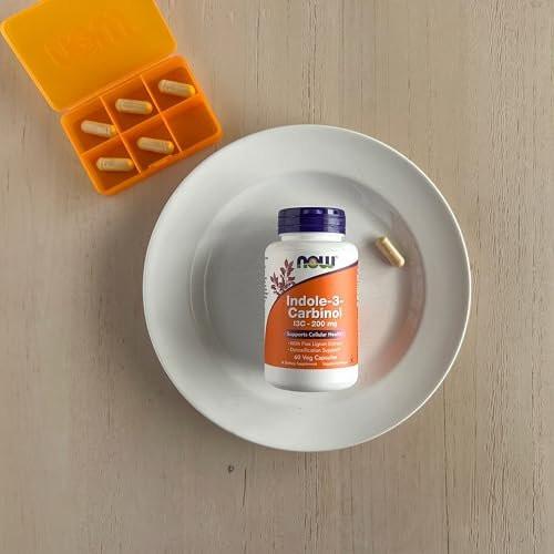 NOW Foods Supplements, Indole-3-Carbinol 200 mg with Flax Lignan Extract, 60 Veg Capsules - görsel 11