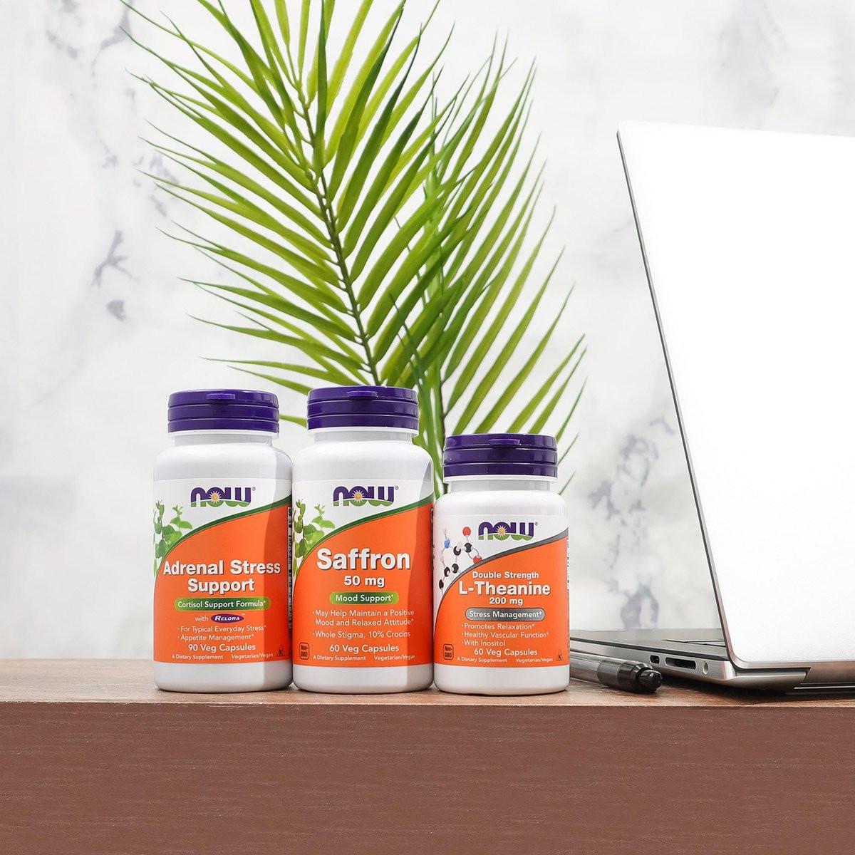 NOW Foods Supplements, Adrenal Stress Support, Cortisol Support Formula* with Relora®, For Typical Everyday Stress*, Appetite Management*, 90 Veg Capsules - görsel 14