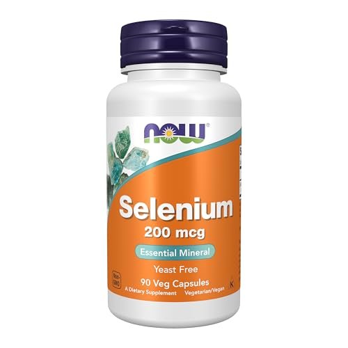 NOW Foods Supplements, Selenium (L-Selenomethionine) 200 mcg, Essential Mineral, 90 Veg Capsules - görsel 2