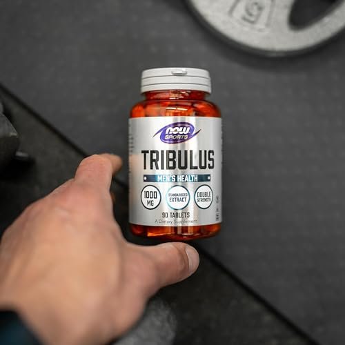 NOW Foods Sports Nutrition, Tribulus (Tribulus terrestris) 1,000 mg, Double Strength, Men's Health, 90 Tablets - görsel 5