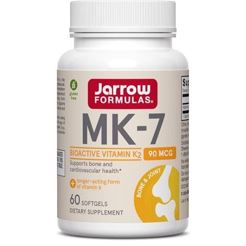 Jarrow Formulas MK-7 90 mcg - Bioactive Form of Vitamin K2-60 Servings (Softgels) - for Bone & Cardiovascular Health - Vitamin K2 MK-7 Dietary Supplement - Gluten-Free - görsel 8