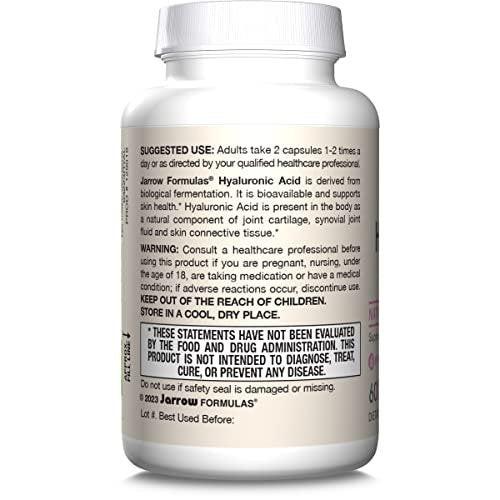 Jarrow Formulas Hyaluronic Acid 120 mg, Dietary Supplement, Skin Health Support, 60 Veggie Capsules, Up to 30 Day Supply - görsel 18