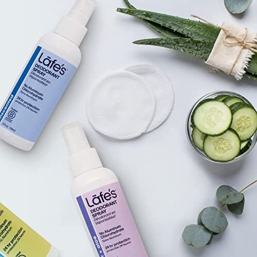 Lafe's Natural Deodorant | 4oz Aluminum Free Natural Deodorant Spray | Paraben Free & Baking Soda Free with 24-Hour Protection | Unscented - görsel 10