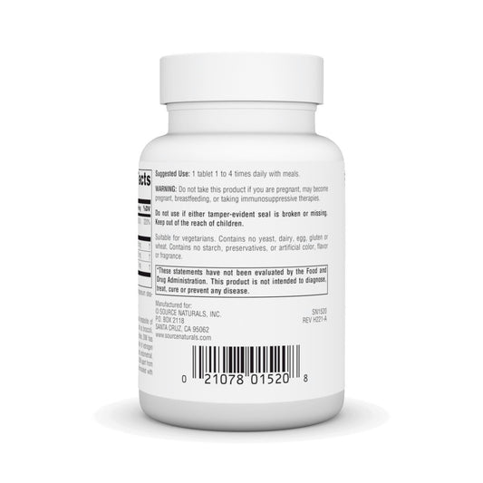 Source Naturals DIM, Diindolylmethane, 100mg - 30 Tablets