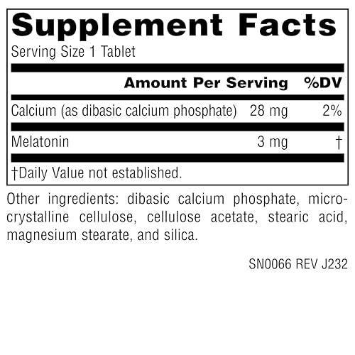 Source Naturals Time Released Melatonin - 3 mg, 120 Tablets - görsel 6
