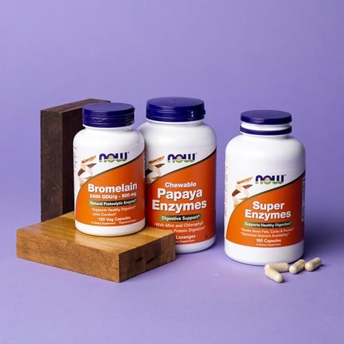 NOW Foods Super Enzymes - Formulated with – Gentle on the Stomach: Each capsule is easy to swallow and designed – Image 12