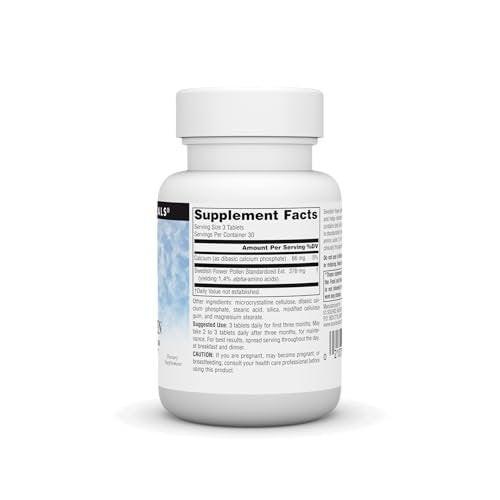 Source Naturals Swedish Flower Pollen Supports Prostate Function and Healthy Urine Flow* - 90 Tablets - görsel 10