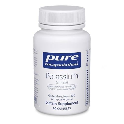 Pure Encapsulations Potassium (Citrate) - Essential Electrolyte Supplement to Support Nerve & Muscle Function, Adrenals, Hormones, Heart Health & Energy* - Potassium Citrate Capsule - 90 Capsules - görsel 13