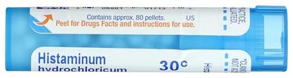 Boiron Histaminum Hydrochloricum 30, 80 Pellets - Homeopathic Medicine for Allergy Relief