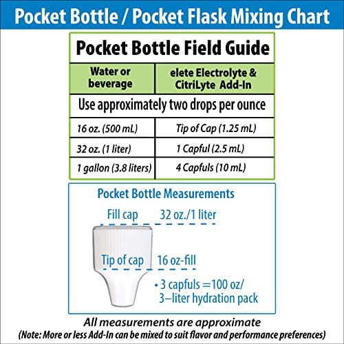 elete – Electrolyte Add-In – 1 Pocket Bottle – 4 Essential Electrolytes Concentrate – All Natural – Transforms Any Drink into a Sports Drink – 24.6mL - görsel 3