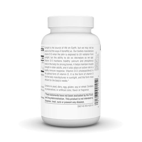 Source Naturals Vitamin D-3, Bioactive Form for Bone & Immune Health*, 50 mcg (2000 IU) - 200 Capsules - görsel 6