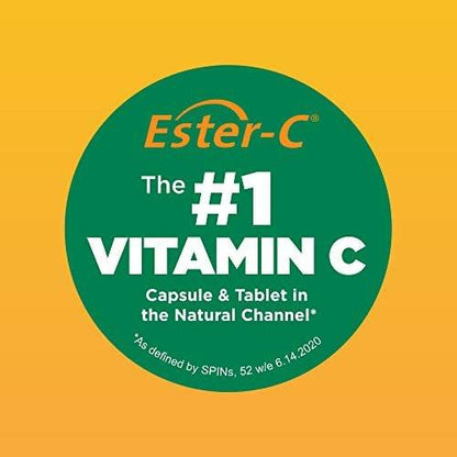 Ester-C Vitamin C 500 mg Dietary Supplement - 225 Vegetarian Tablets