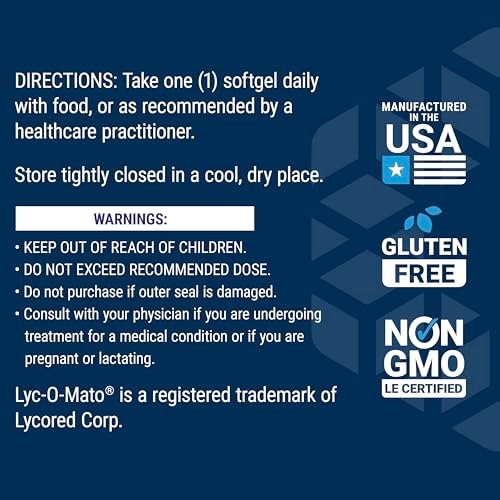 Life Extension Mega Lycopene, Prostate Health, Arterial Health, Antioxidant Defense, Gluten-Free, Non-GMO, 90 Softgels - görsel 10