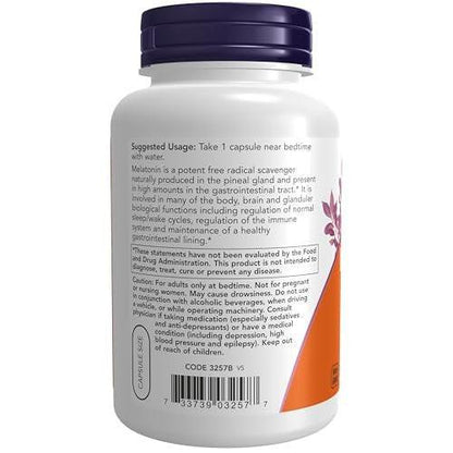 Now Foods Melatonin 3mg 180 Caps