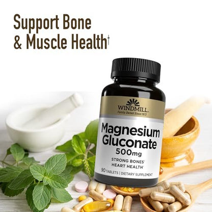 Magnesium Gluconate 500 Mg 90 Tb - From Windmill