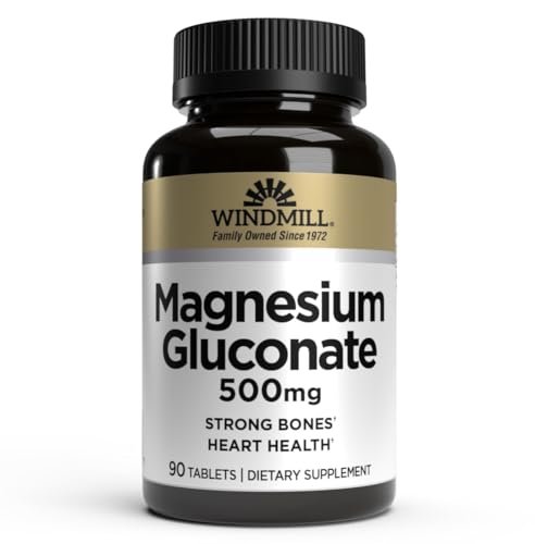 Magnesium Gluconate 500 Mg 90 Tb - From Windmill - görsel 2