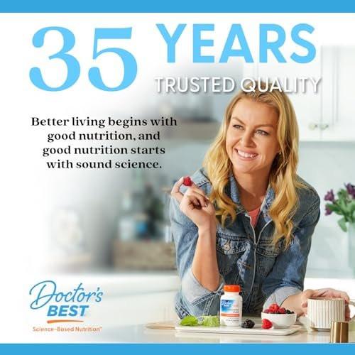 Doctor's Best Lutein Supplement 20mg with Zeaxanthin 1mg - Eye Health Vitamins for Men & Women, Vision and Macular Support, Marigold Flower Extract - 60 Softgels - görsel 9