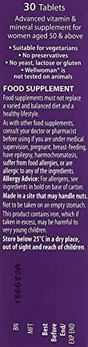 Wellwoman Vitabiotics 50+ 30 Tablets - Multivitamin Supplement for Women Over 50 - görsel 3