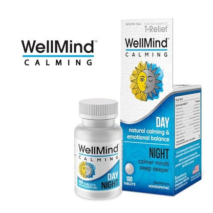 MediNatura WellMind Calming Tablets – Formula for Natural Calming – Supports Relaxation & Calm Moods – Day & Night Use – 100 Count