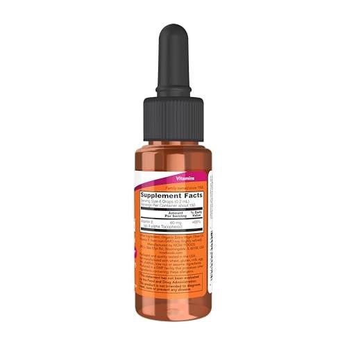 NOW Foods Supplements, Natural Vitamin E Liquid (D-Alpha Tocopherol), Antioxidant Protection, 1-Ounce - görsel 4