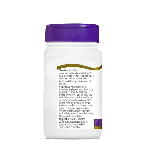 21st Century Melatonin 5mg Tablets, 120 Count – Sleep Aid for Adults, Promotes Relaxation & Restful Sleep, Non-Habit Forming, Gluten-Free, Non-GMO - görsel 16
