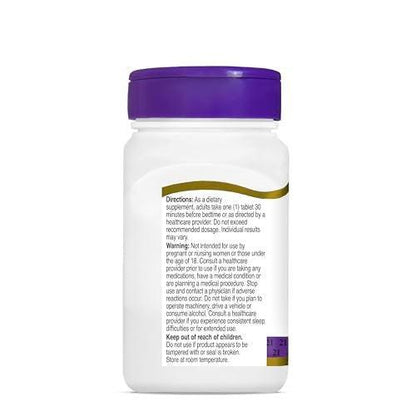 21st Century Melatonin 5mg Tablets, 120 Count – Sleep Aid for Adults, Promotes Relaxation & Restful Sleep, Non-Habit Forming, Gluten-Free, Non-GMO