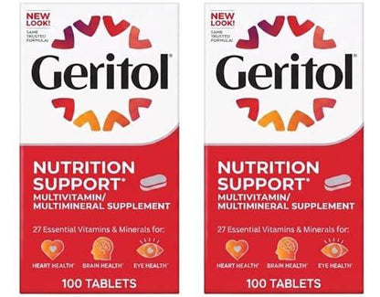 Geritol Multivitamin Tablets 100 TB - (Pack – Essential Nutrient Support: Geritol Multivitamin Tablets provide a – Image 1