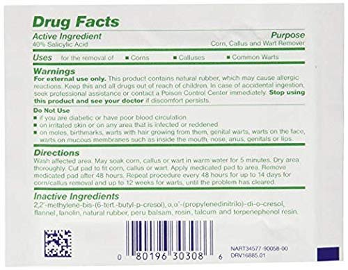 Curad Mediplast Corn, Callus & Wart Remover, 2 Pads - görsel 4