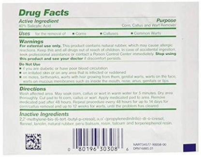 Curad Mediplast Corn, Callus & Wart Remover, 2 Pads