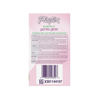 Playtex Simply Gentle Glide Unscented Tampons, Super Absorbency, 36 Count (Pack of 1)