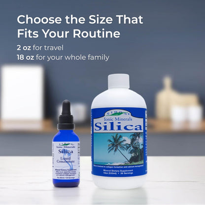 Eidon Liquid Silica Mineral Concentrate - – Concentrated Liquid Drops: Easy to take and highly absorbable; just – Image 4