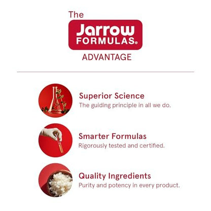 Jarrow Formulas L-Tyrosine 500 mg, Dietary Supplement, Amino Acid Supplement for Brain Health Support, 100 Capsules, 100 Day Supply