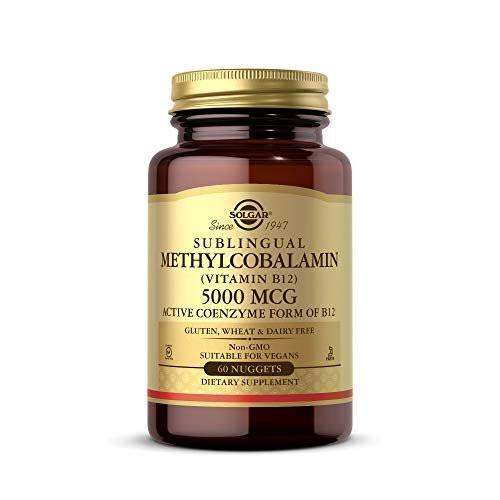 Solgar Methylcobalamin (Vitamin B12) 5000 mcg, 60 Nuggets - Cherry Flavor - Supports Energy Metabolism - Body-Ready, Active Form - Non-GMO, Vegan, Gluten Free - 60 Servings - görsel 13