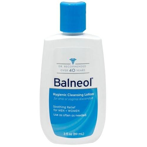 BALNEOL Cleansing Lotion, Cleans, Soothes & Moisturizes, Relieves Anal & Vaginal Irritation & Itching, Non-Greasy, Safe for Pregnancy, Post-Partum, Diarrhea & Hemorrhoids, 3oz, Pack of 1 - görsel 10