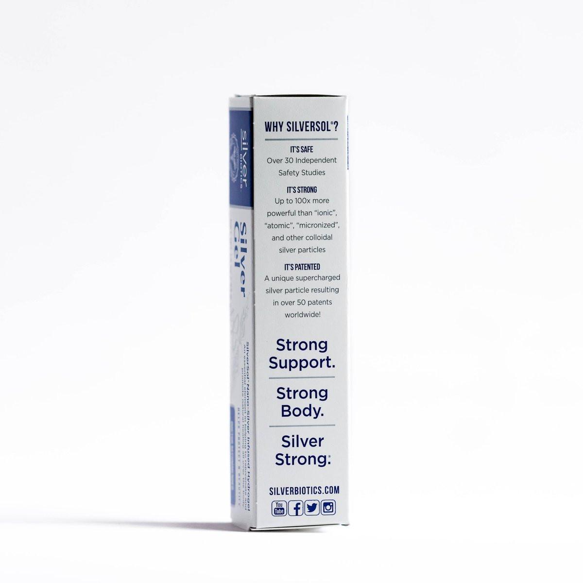 American Biotech Labs Silver Biotics Patented Multivalent SilverSol 20 PPM Soothing Skin Gel | Versatile 1.5 oz for Skin Comfort and Wellness - görsel 10