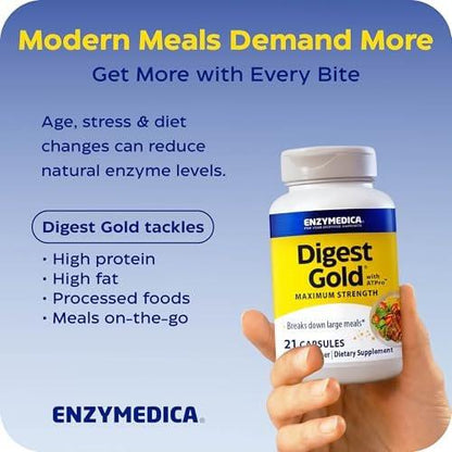 Enzymedica Digest Gold to Go Pillbox, 21 Capsules