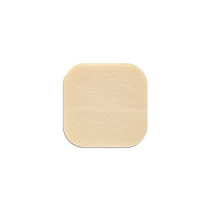 Convatec DuoDERM Extra Thin Control Gel Formula 4"x4" Hydrocolloid Sterile Adhesive Dressing for Superficial Wounds, Low Friction, Latex-Free, Waterproof, Square, Beige, 10ct Box