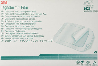3M Tegaderm Transparent Film Dressing 6 x 8 – Waterproof and Breathable: The dressing is impermeable to water and – Image 2