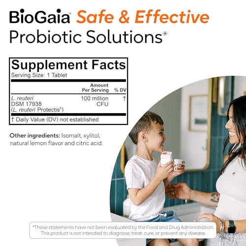 BioGaia Protectis Kids Probiotic for Ages 3+ – Safe for Daily Use: Each tablet provides 100 million CFUs of live – Image 6