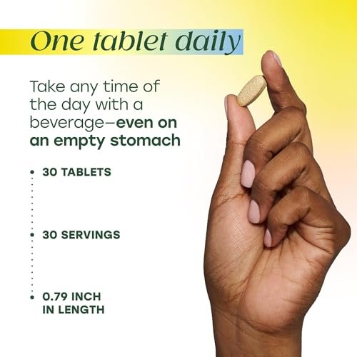 MegaFood Multivitamin for Women 40+ One Daily Womens Multivitamin - with Methylated B12, Methyl Folate, Vitamin D3, C & Zinc - Energy Metabolism, Immune Support & Bone Health, Vegetarian, 30 Tablets - görsel 1
