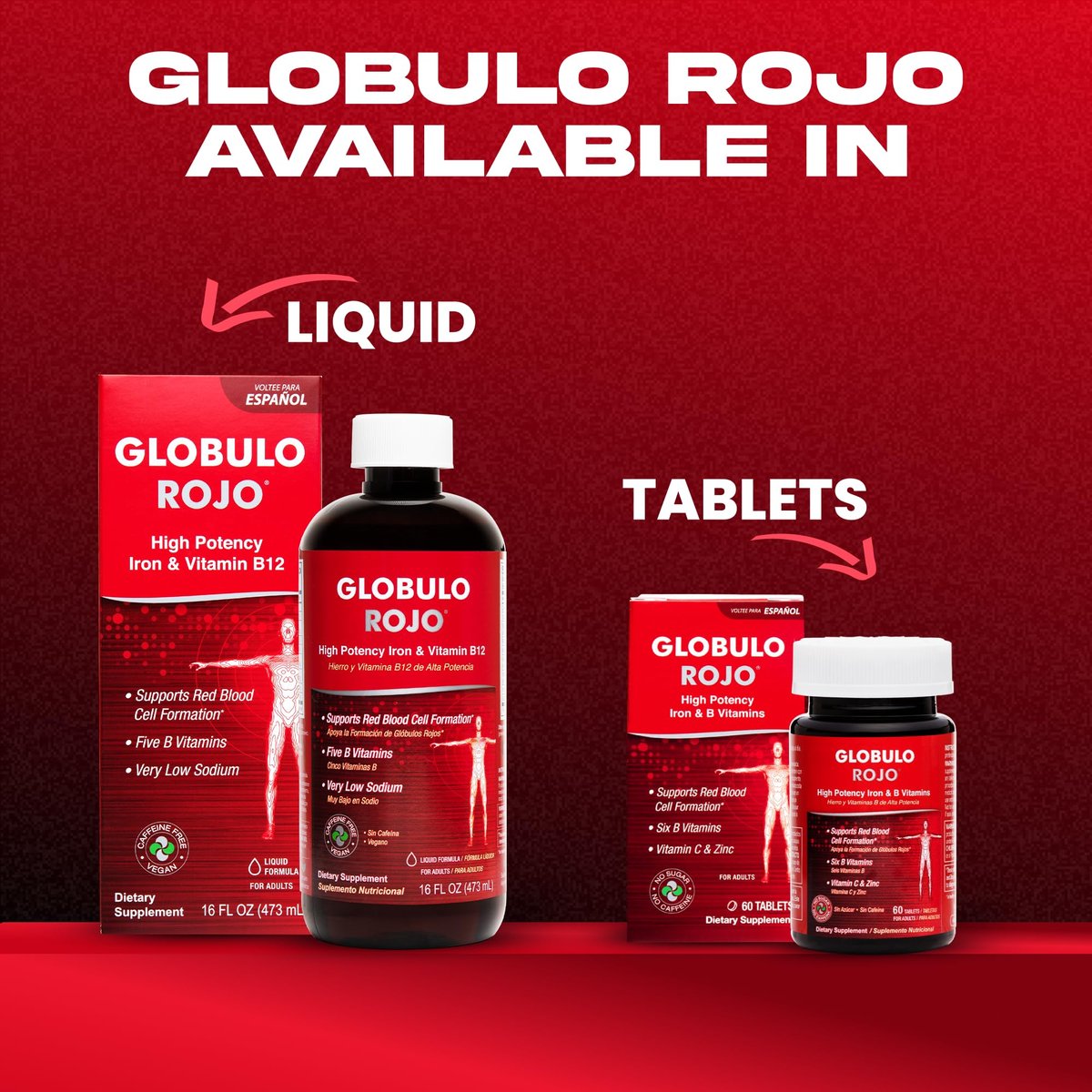 Globulo Rojo Iron Supplement - Liquid Dietary Supplement with High Potency Iron & B Vitamins (Vegan) (16 Fl Oz) - görsel 13