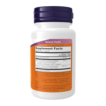 NOW Foods Supplements, UC-II Type II – Form: Capsule – Image 1