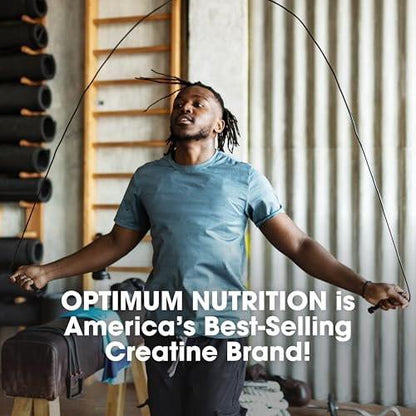 Optimum Nutrition Micronized Creatine Monohydrate Powder, Unflavored, 60 Servings, 300 Grams
