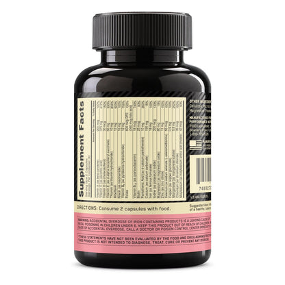 Optimum Nutrition Opti-Women Daily Multivitamin for Women, Immune Support Supplement with Iron, 30 Day Supply, 60 Count