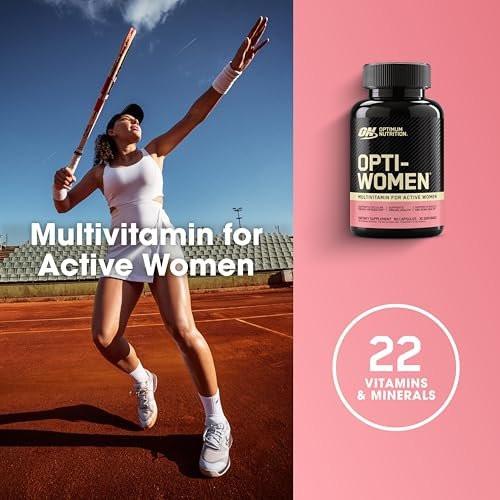 Optimum Nutrition Opti-Women Daily Multivitamin for Women, Immune Support Supplement with Iron, 30 Day Supply, 60 Count - görsel 5
