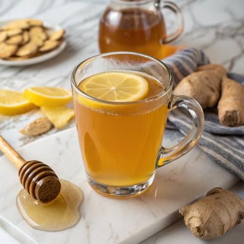 Ginger Soother Lemon & Honey Gingerade – Digestive Support, Sweetened only with Honey, Real Ingredients, Enjoy Hot or Cold - 32 Fl Oz Bottle (Pack of 1) - görsel 6